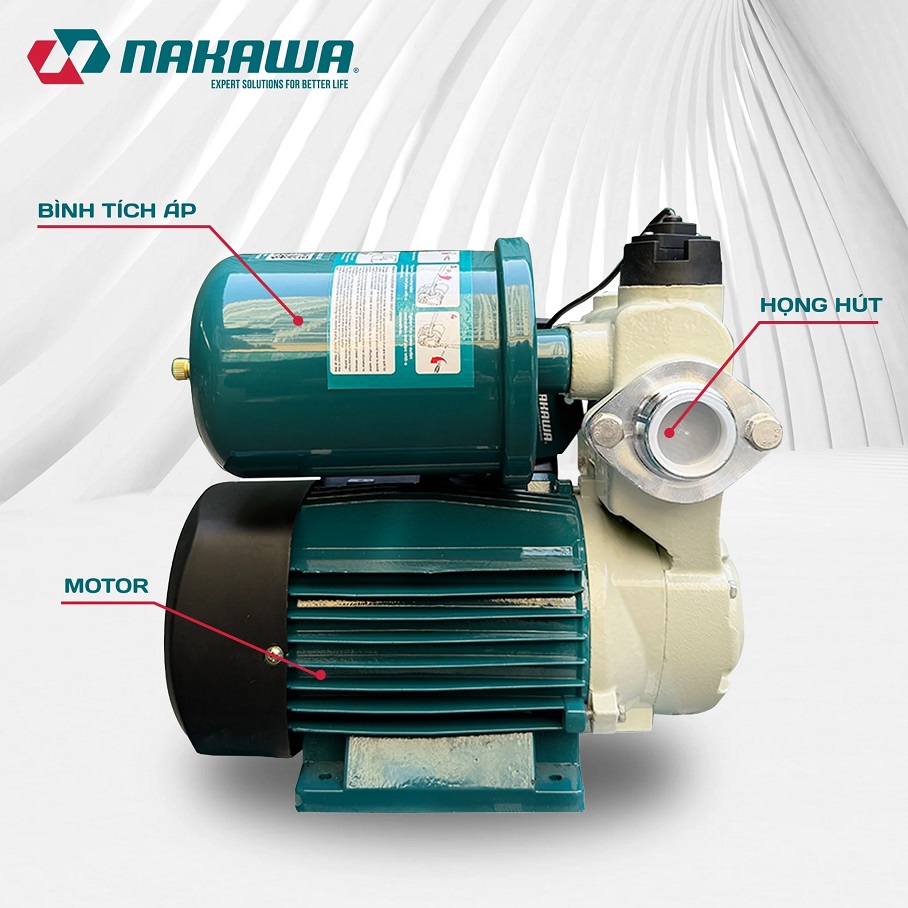 Máy Bơm Tăng Áp 850W Nakawa NK-BP850A
