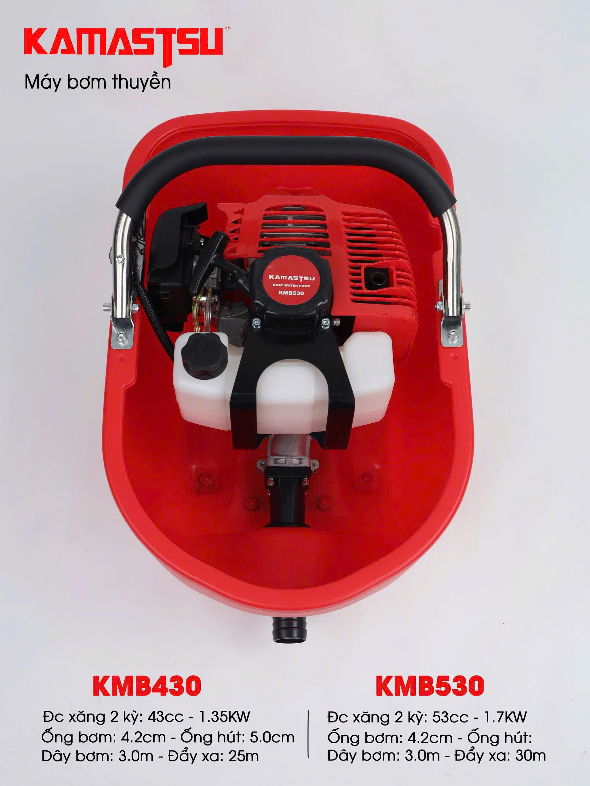 Máy Bơm Thuyền 2 Thì Kamastsu KMB530