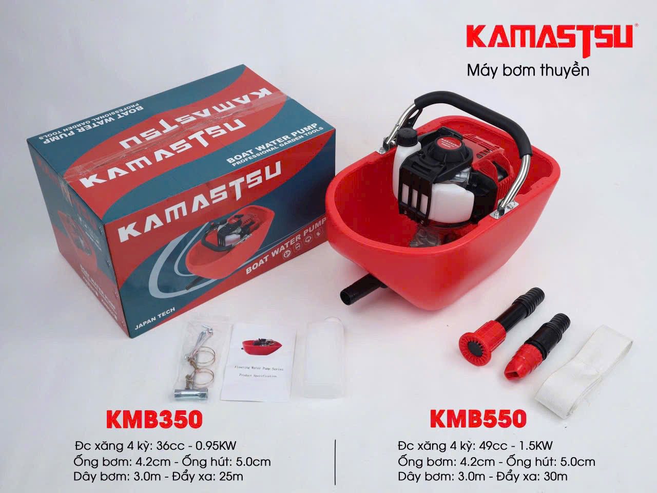Máy Bơm Thuyền 4 Thì Kamastsu KMB550