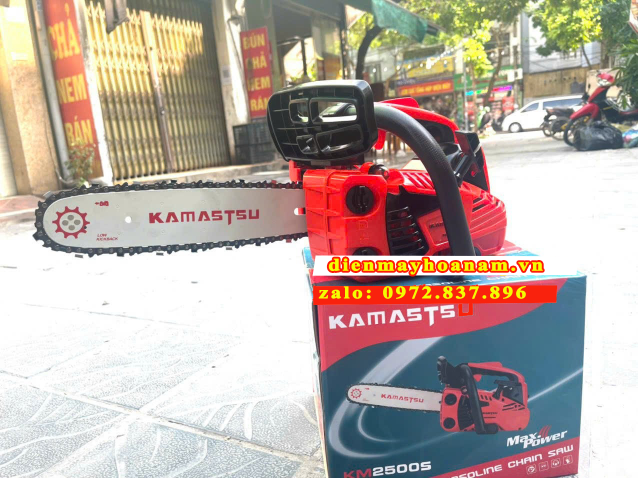 Máy Cưa Xích 2 Thì 1Kw Kamastsu KM2500S