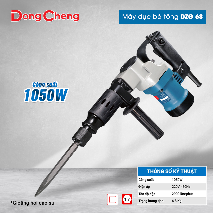 Máy Đục Bê Tông 1050W Dongcheng DZG6S