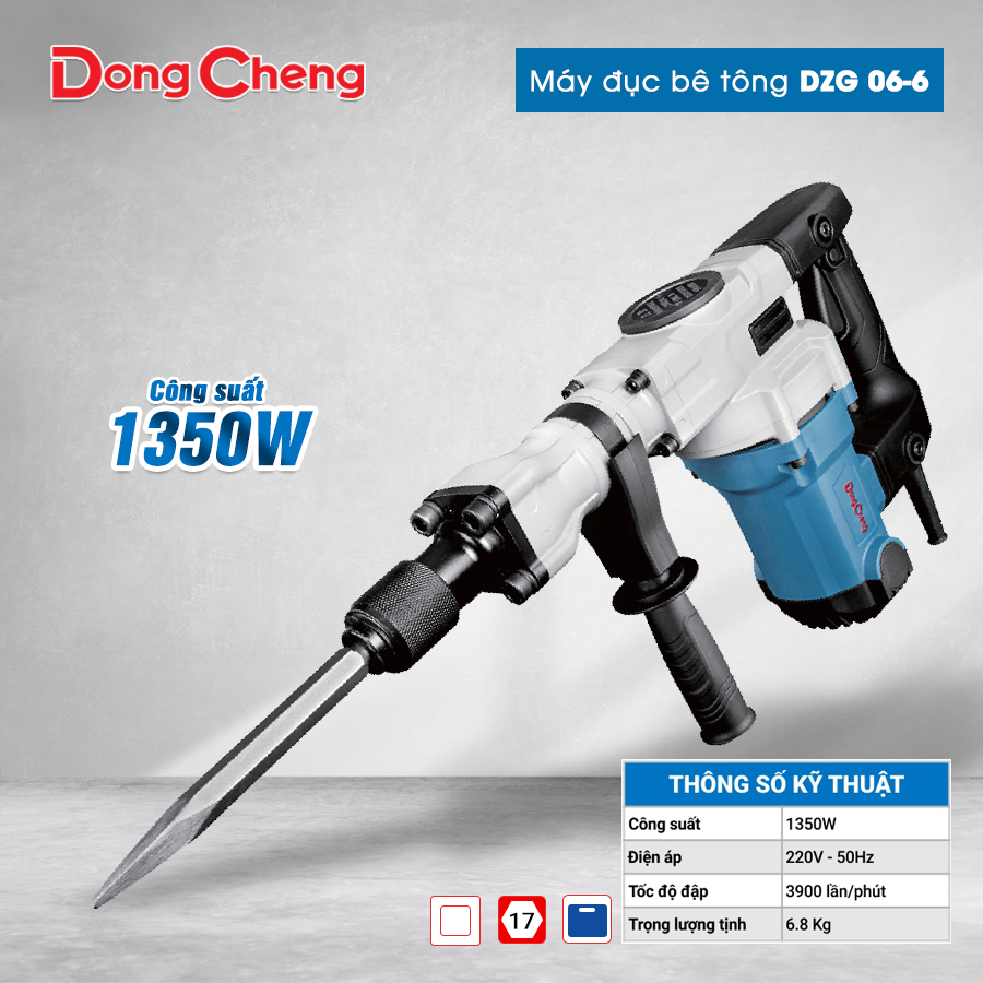 Máy Đục Bê Tông 1350W Dongcheng DZG06-6
