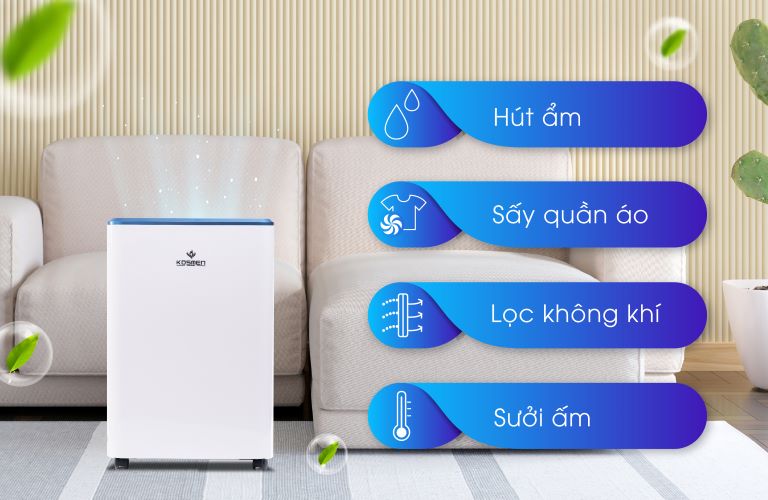 Máy Hút Ẩm 12L Kosmen KM-12N
