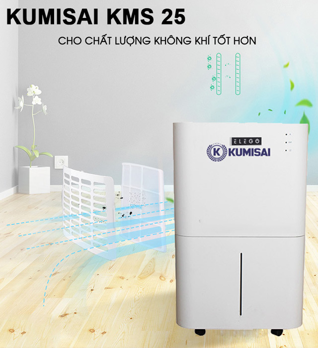 Máy Hút Ẩm 25 Lít Kumisai KMS 25
