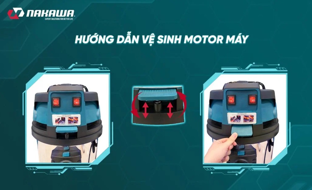 Máy hút bụi công nghiệp 3200W 70L Nakawa NK-HB70L