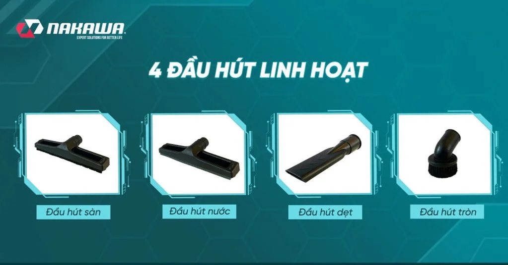 Máy hút bụi công nghiệp 3200W 70L Nakawa NK-HB70L