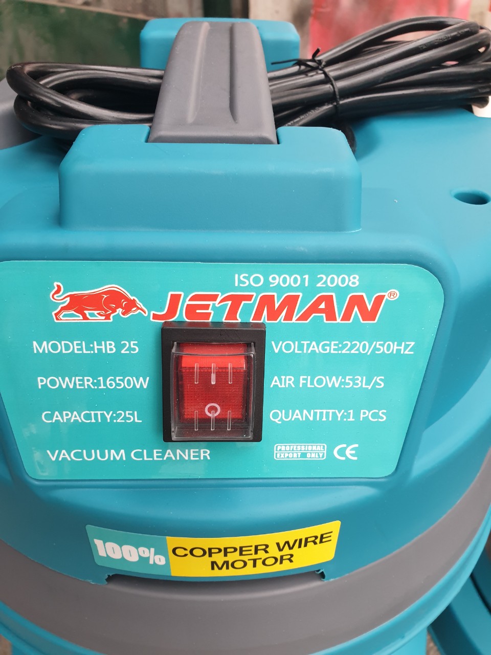 Máy Hút Bụi Jetman 25L 1650W HB-25