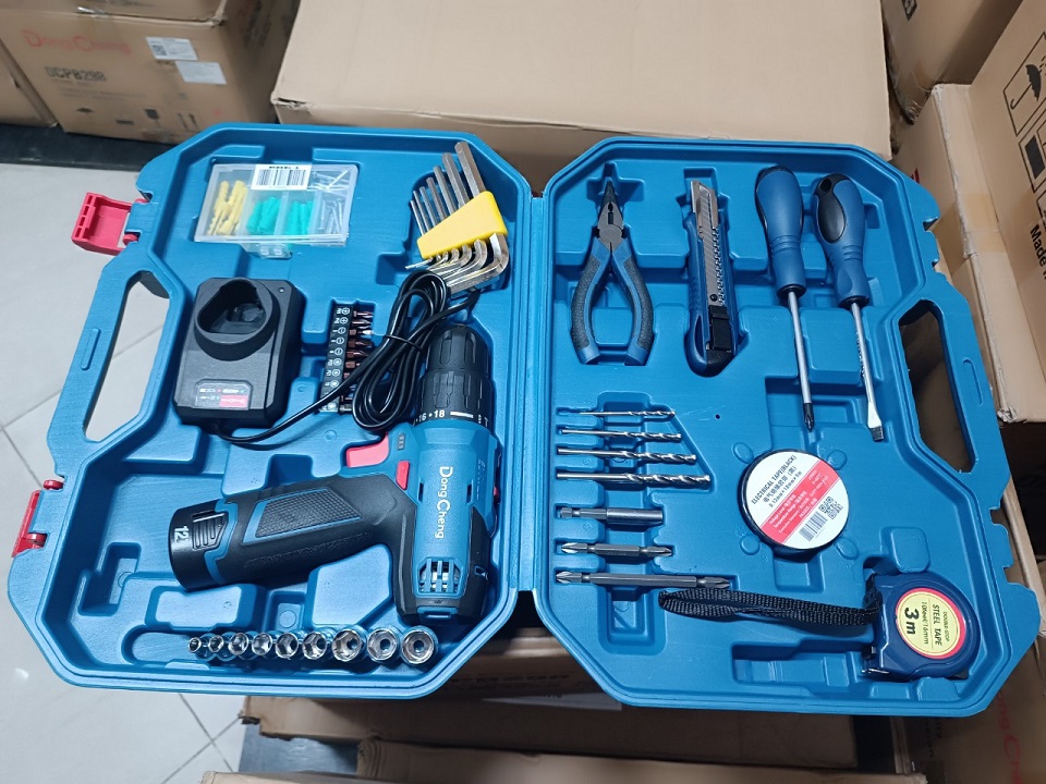 Máy Khoan Vặn Vít Dùng Pin 12V Dongcheng DCJZ1202i (TD)