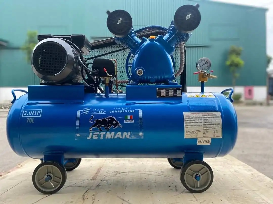 Máy Nén Khí Dây Đai Jetman 70L 2Hp PK-0270