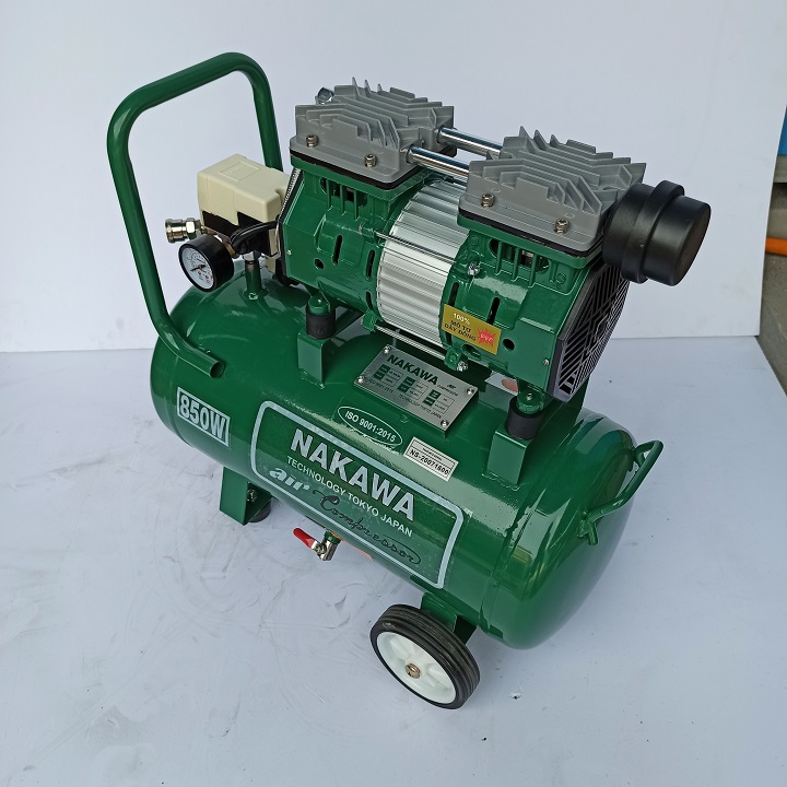 Máy nén khí không dầu 850W 30L Nakawa NK 800/30