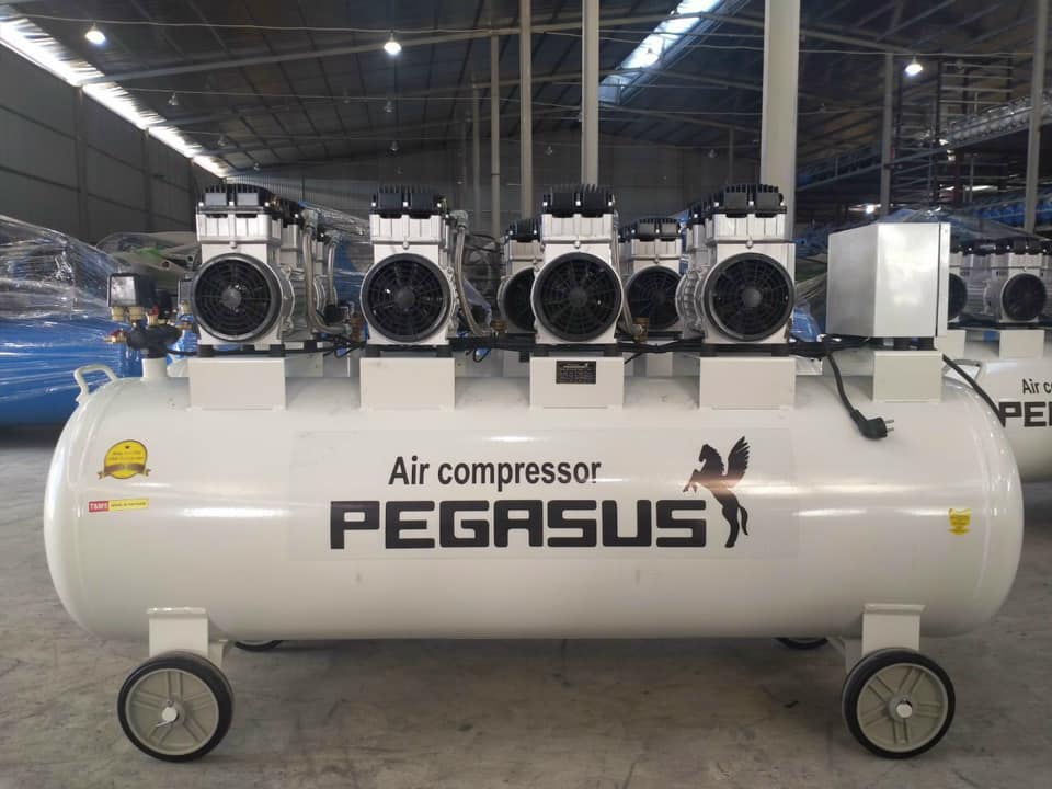 Máy Nén Khí Không Dầu Pegasus 6Hp 500L TM-OF1100X4-500L 380V
