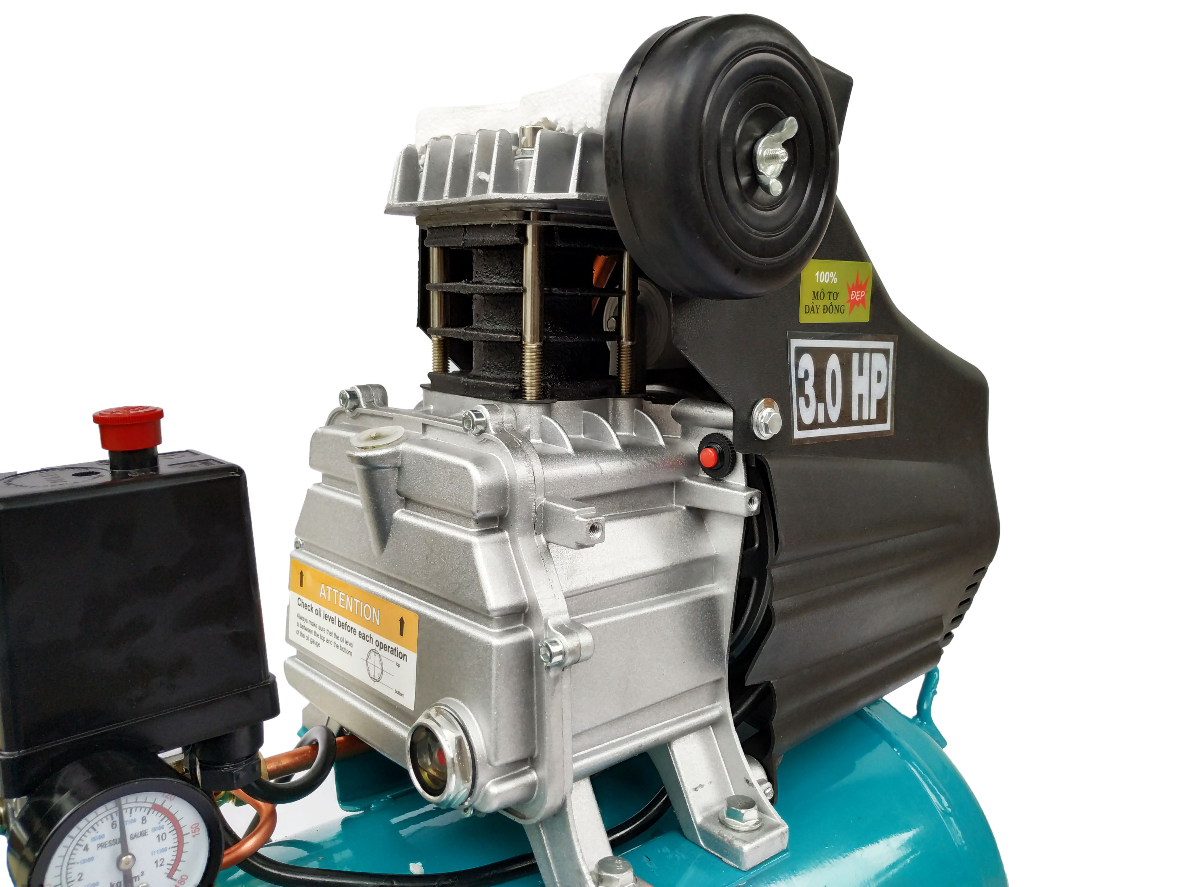 Máy Nén Khí Có Dầu Liền Trục Romano 3HP 30L ROMA-4230