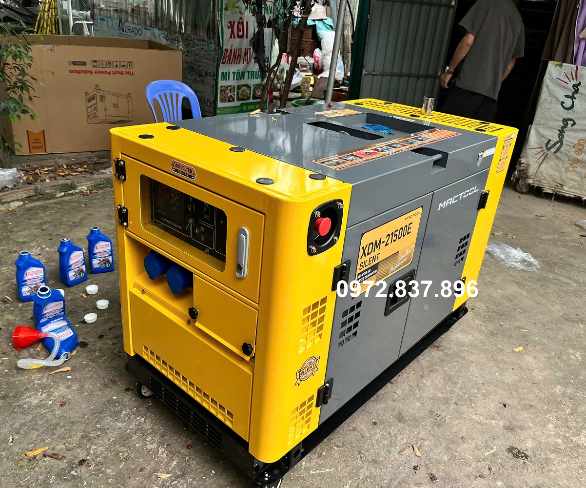 Máy Phát Điện Chạy Dầu Mactool 17KW XDM-21500E