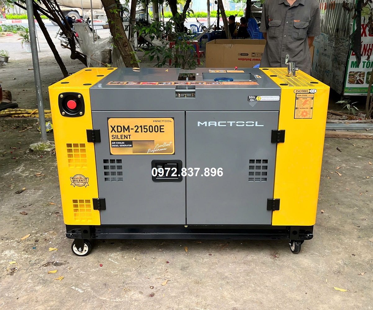 Máy Phát Điện Chạy Dầu Mactool 17KW XDM-21500E