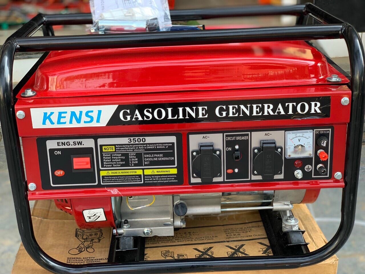 Máy Phát Điện 3Kw Chạy Xăng Kensi 3500