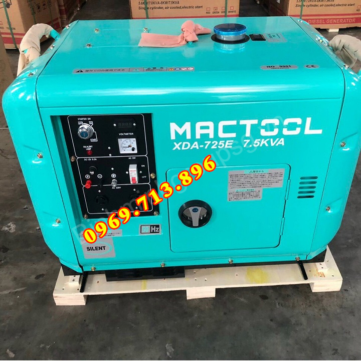 Máy Phát Điện Chạy Dầu 6Kw Mactool XDA725E