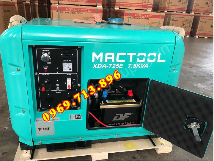 Máy Phát Điện Chạy Dầu 6Kw Mactool XDA725E