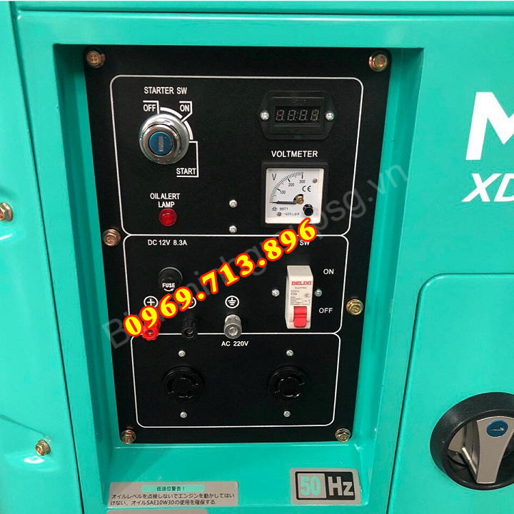 Máy Phát Điện Chạy Dầu 6Kw Mactool XDA725E
