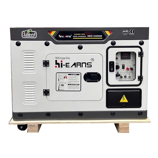 Máy Phát Điện Chạy Dầu 10Kw HI-EARNS HEG15000SE