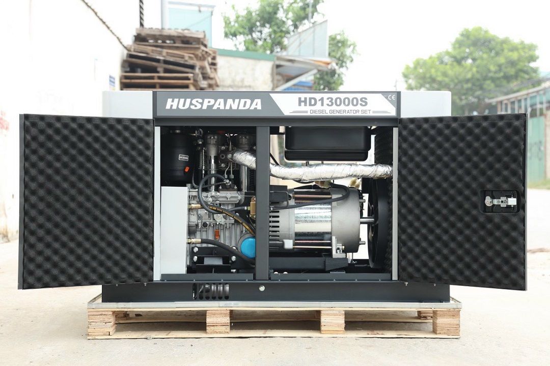 Máy phát điện chạy dầu 11kw Huspanda HD13000S