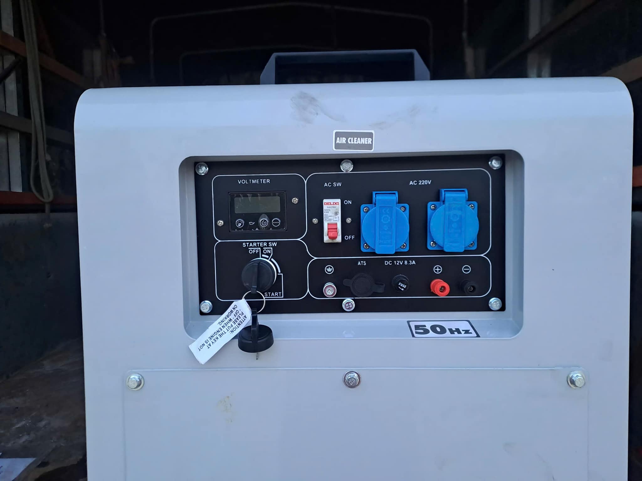 Máy phát điện chạy dầu 6kw Huspanda HD7600I inverter siêu cách âm