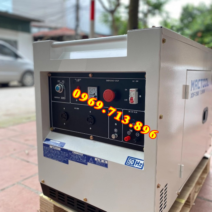 Máy Phát Điện Chạy Dầu Mactool 6Kw XDF-750E