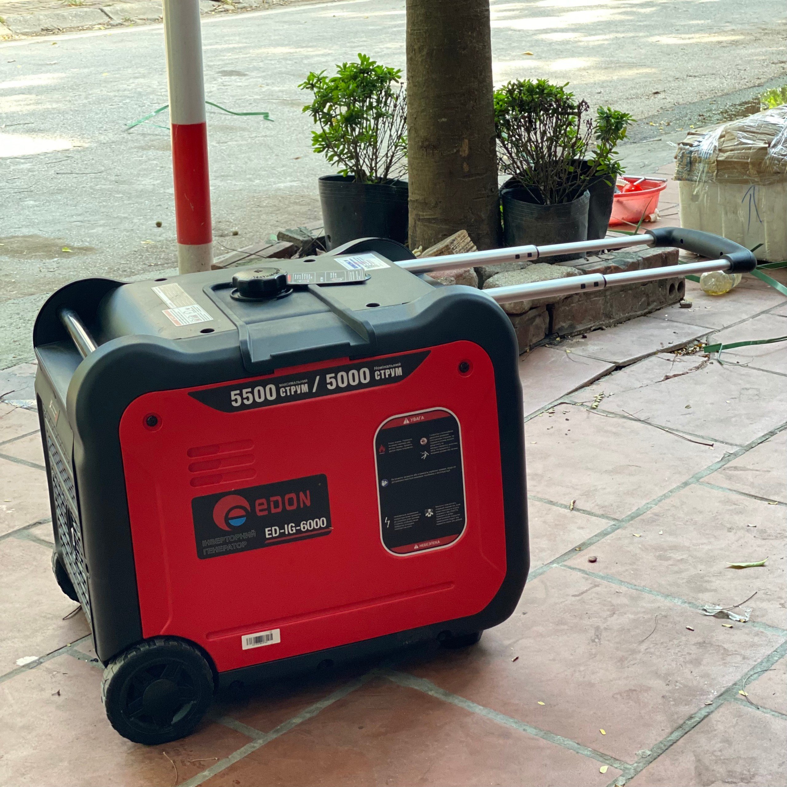 Máy Phát Điện Chạy Xăng 5Kw Edon ED-IG-6000 Siêu Cách Âm