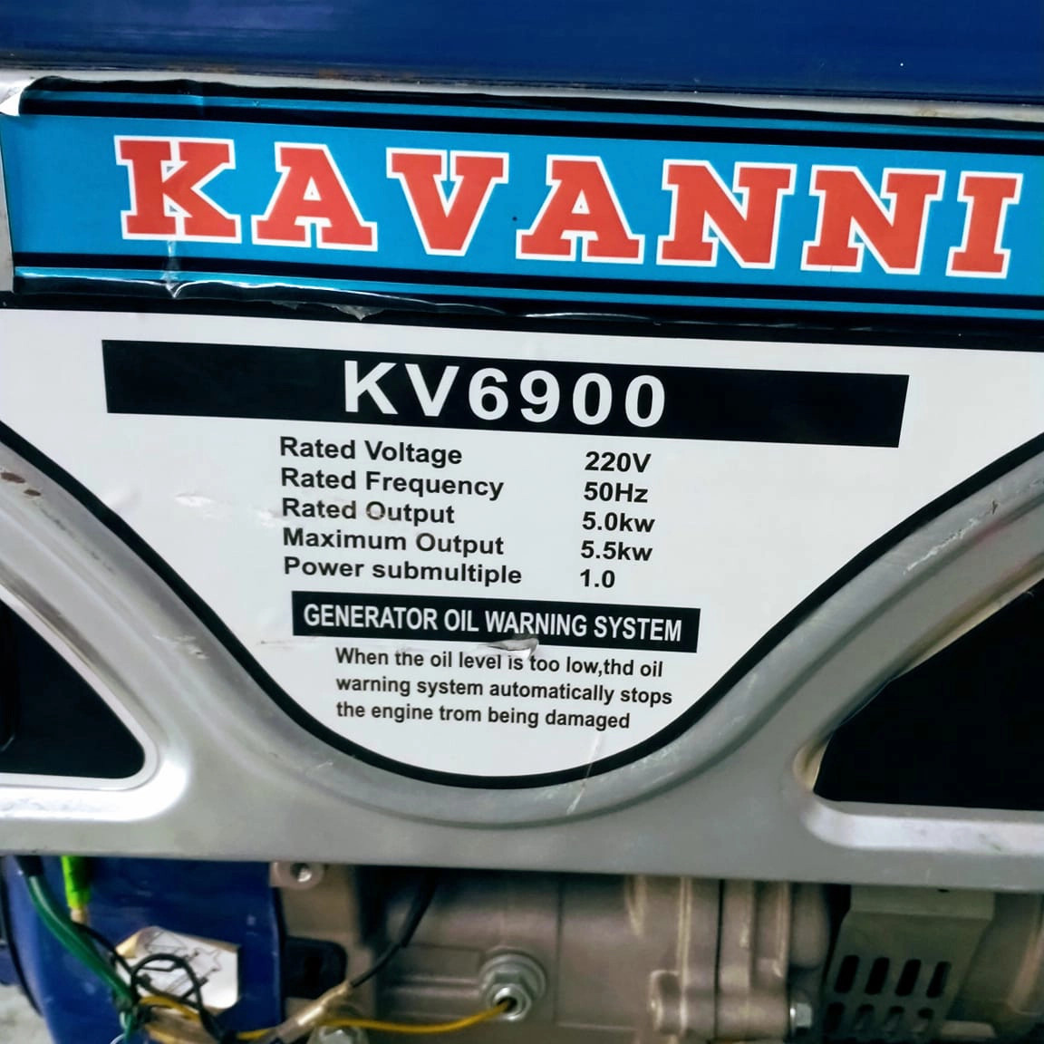 Máy Phát Điện Chạy Xăng 3Kw Kavanni KV3900