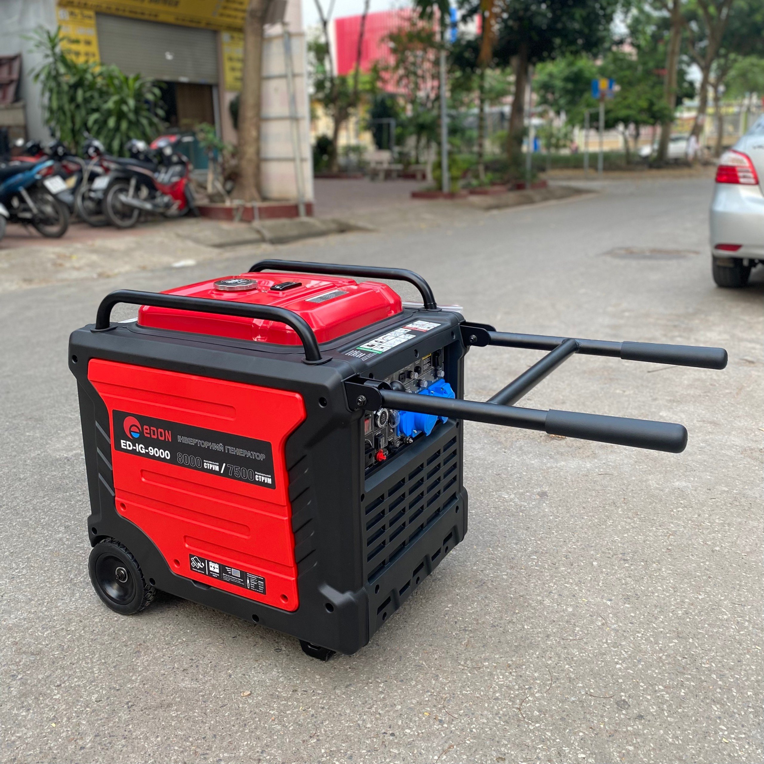 Máy Phát Điện Chạy Xăng 8Kw Edon ED-IG-9000 Siêu Cách Âm