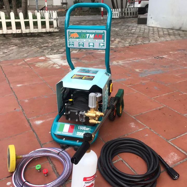 Máy rửa xe cao áp 2000W Jetman PCA2000S