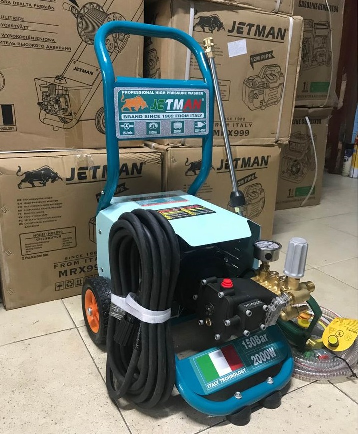 Máy rửa xe cao áp 2000W Jetman PCA2000S