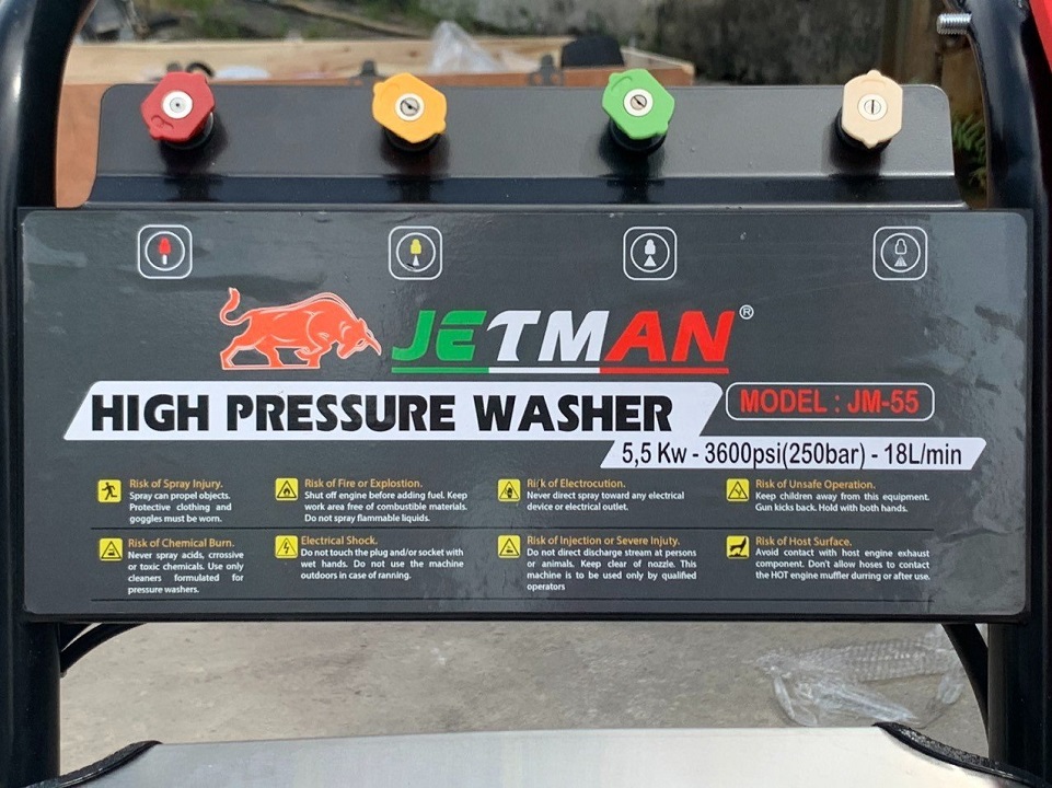Máy rửa xe cao áp 5.5Kw Jetman JM55