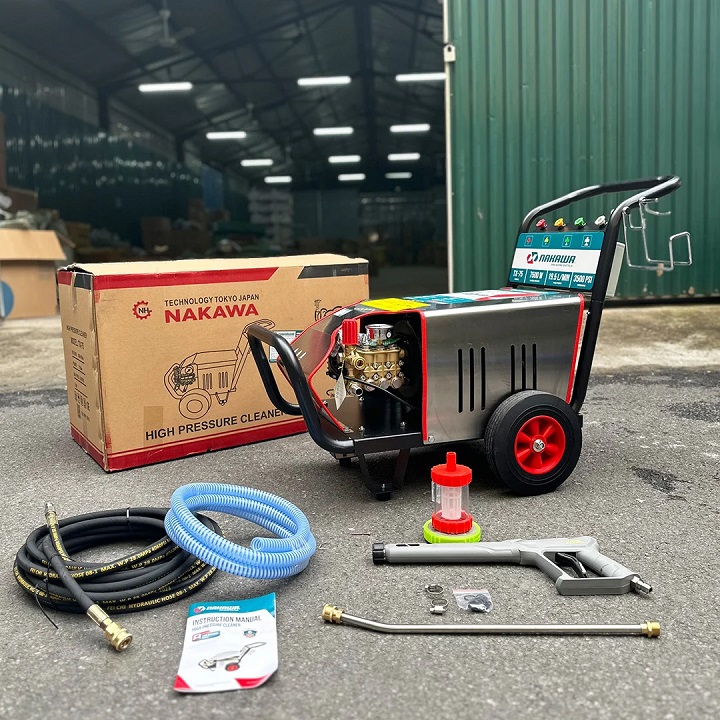 Máy rửa xe cao áp 7.5kw Nakawa TX-75 piston sứ