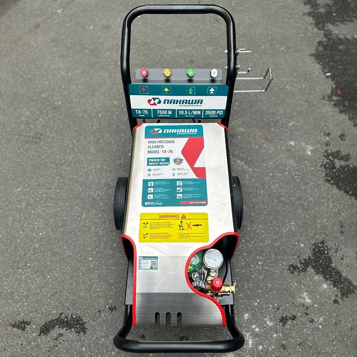 Máy rửa xe cao áp 7.5kw Nakawa TX-75 piston sứ