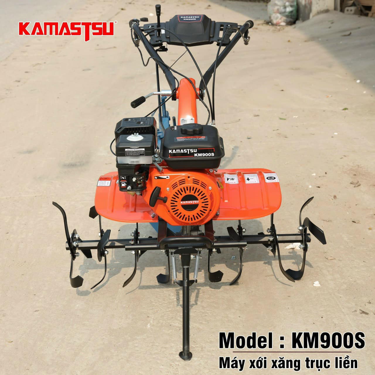 Máy xới đất chạy xăng 6.5Hp Kamastsu KM900S