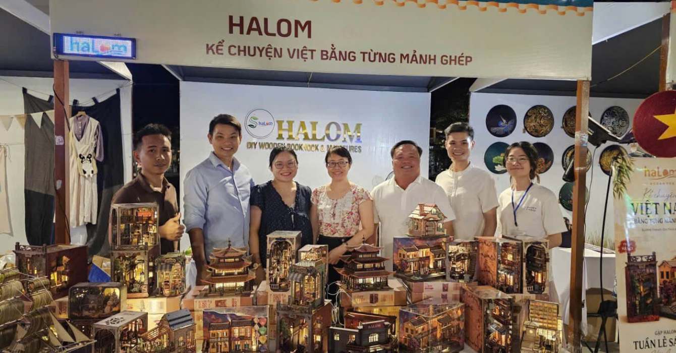 Shalom Wood Showcases Halom DIY Wooden Models at Hoi An Creativity Week 2026