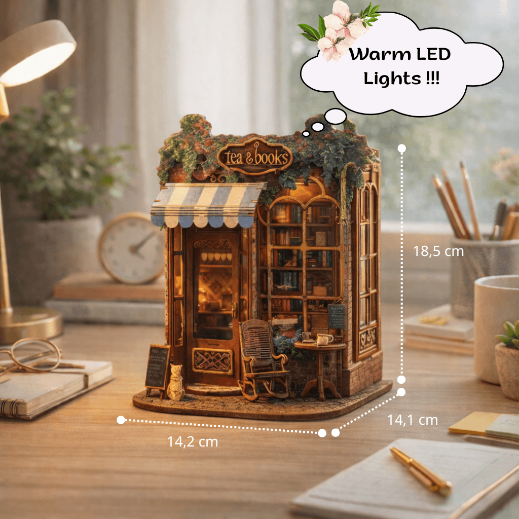 Tea Books – A Relaxation-Themed DIY Decor Model for Retail