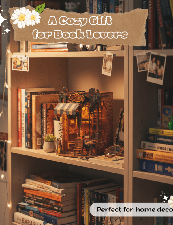 Mô hình Halom Tea Books DIY