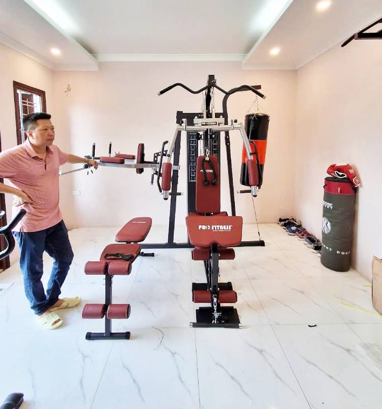 lắp đặt Giàn tạ M-918P tại nhà khách hàng