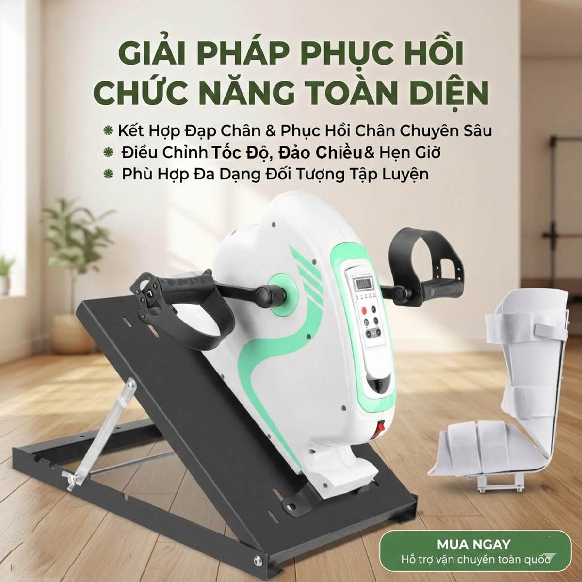 Xe dap tap phuc hoi chuc nang we3 bang dien