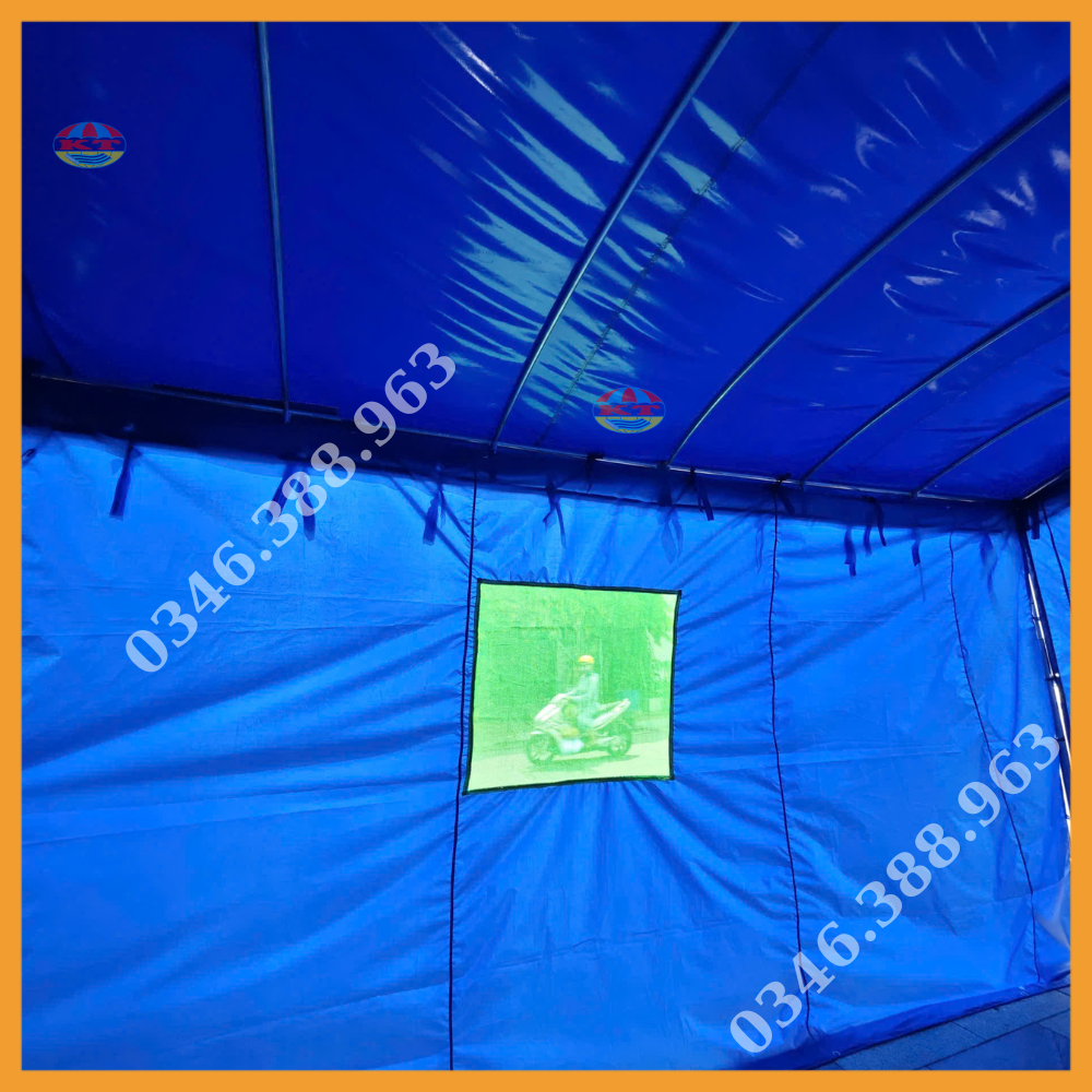 Nhà Mái Vòm Kích Thước 3M x 6M (Có Rèm Che Xung Quanh)