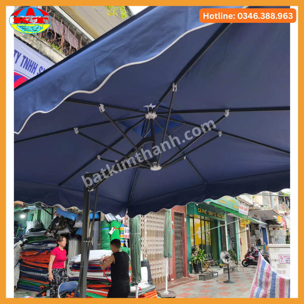 Ô Lệch Tâm Hợp Kim Nhôm 3,5M x 3,5M (Gia Công)