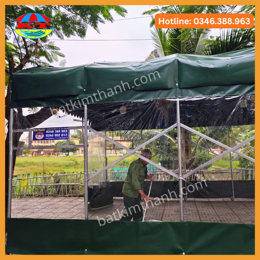 Nhà Bạt Dẫn Lối 4M x 8M ( Thi Công)