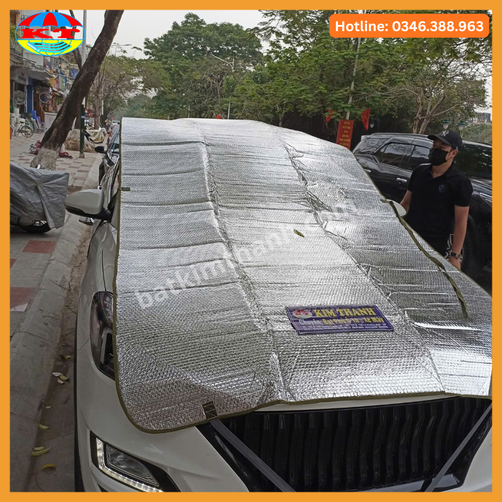 ÁO PHỦ Ô TÔ XỐP BẠC CÁCH NHIỆT