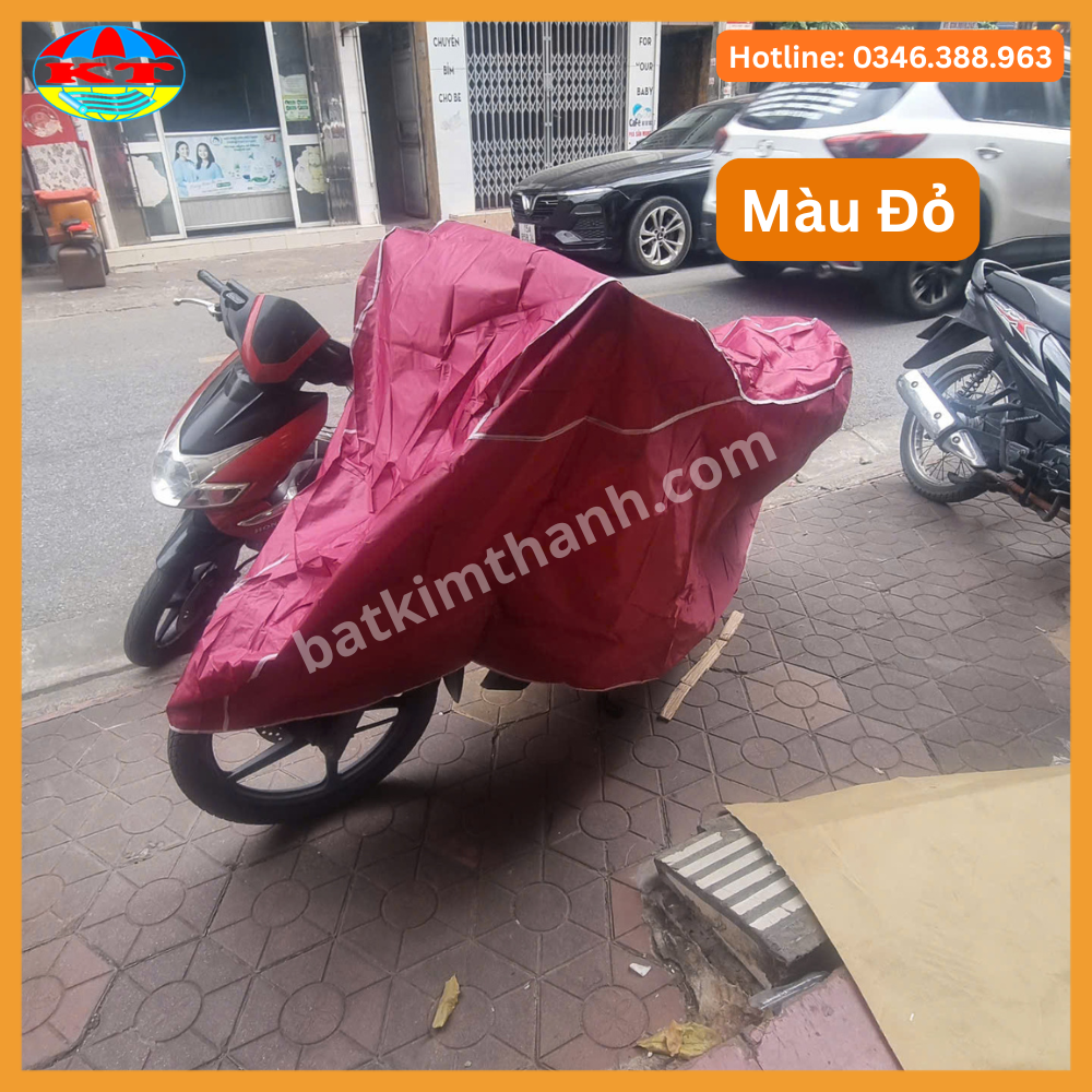 Áo Phủ Xe  Máy Vải Dày Cao Cấp