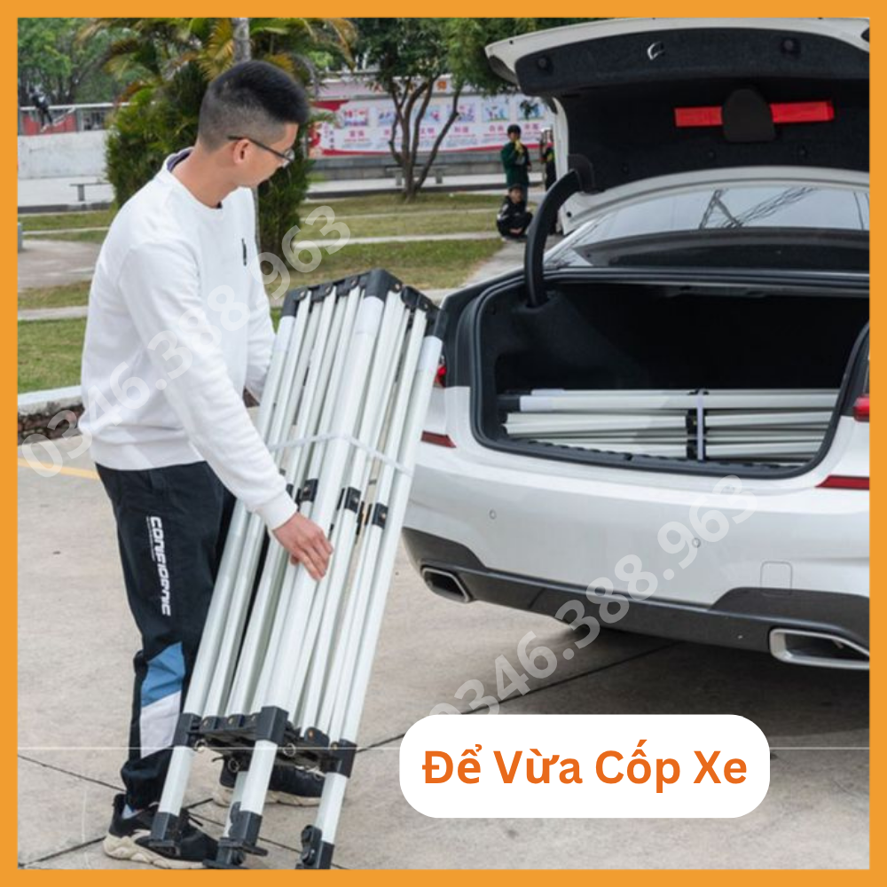 Nhà Bạt Di Động Gấp Gọn Màu Tím