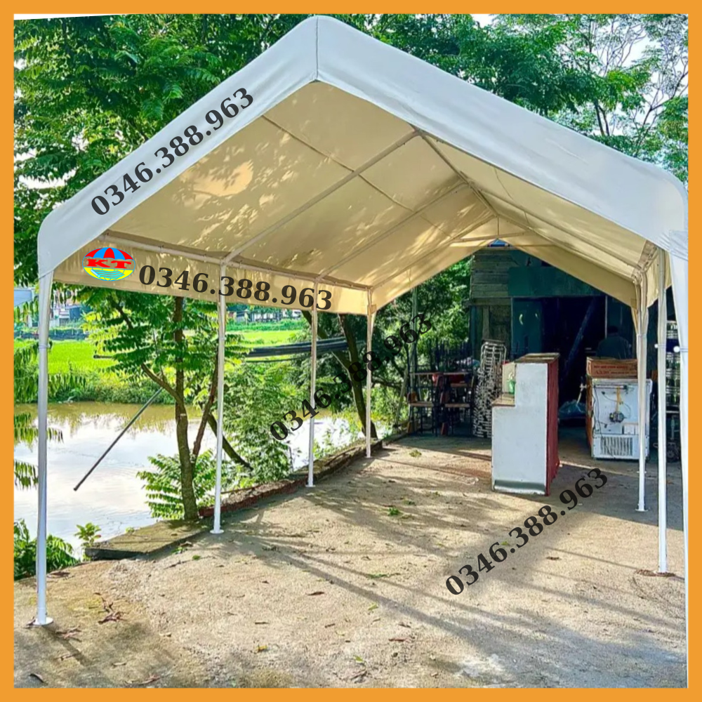 Nhà Bạt Chữ A Cố Định 3M x 3M, 3M x 4M, 3M x 5M, 3M x 6M, 4M x 8M