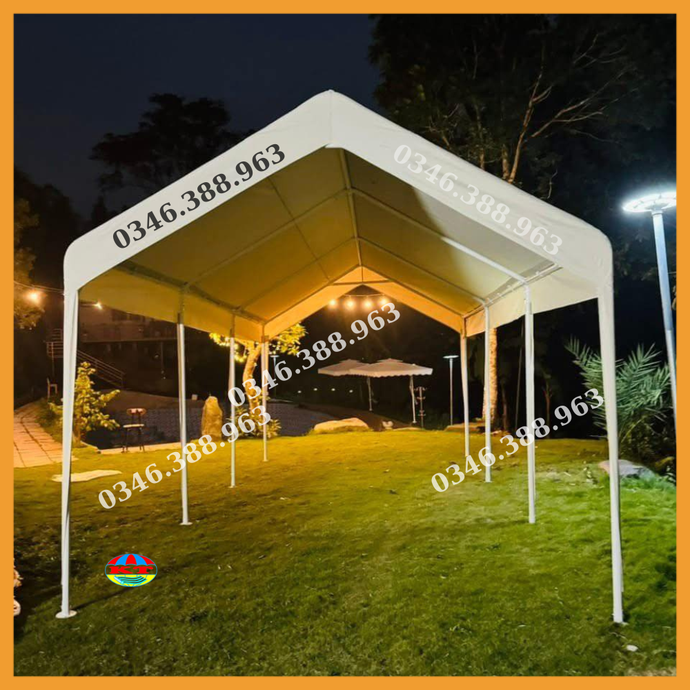 Nhà Bạt Chữ A Cố Định 3M x 3M, 3M x 4M, 3M x 5M, 3M x 6M, 4M x 8M