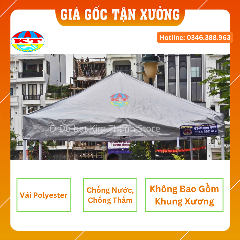 Nhà Bạt Mái Trắng Ghi Bằng Bạt Tú Phương