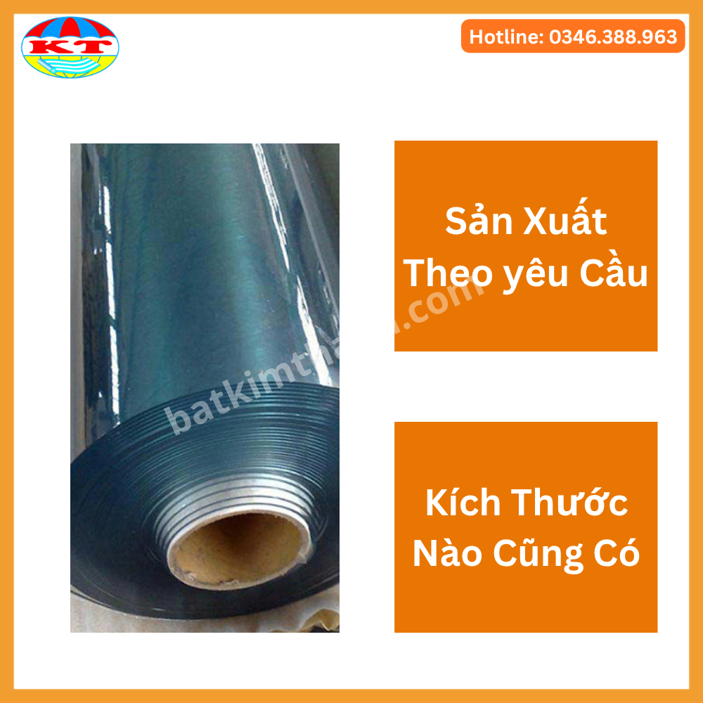 Màng Nhựa PVC Trong Suốt Dạng Cuộn